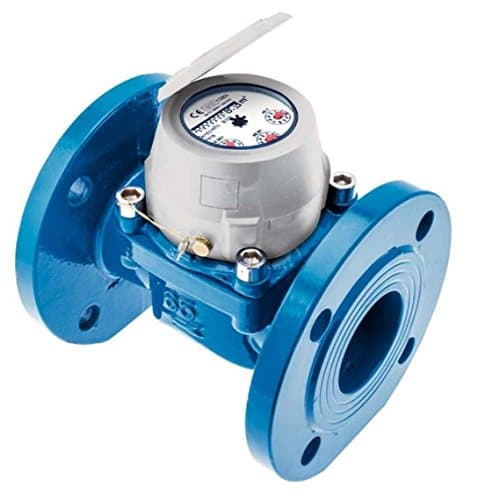 3" BSP European Thread Resistant Cast Iron Industrial Water Meter Flow Counter for Cold Water