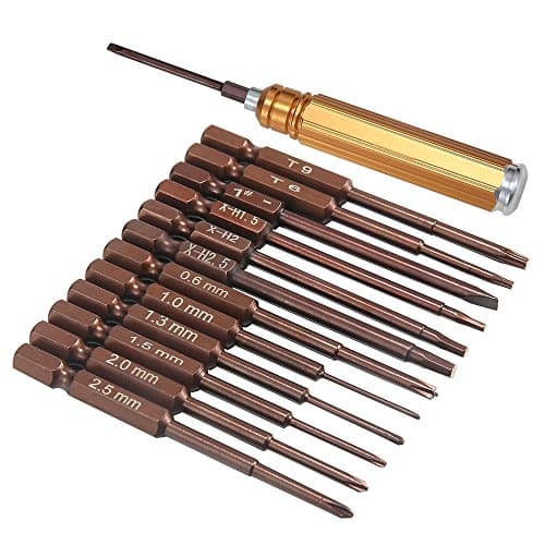 Abaige Screwdriver sets phantom Repair Tool Kit 13-in-1 Screwdrivers with Durable Storage Case for Phantom 3 Professional RC Drone Spare Parts Accessory and Other Devices