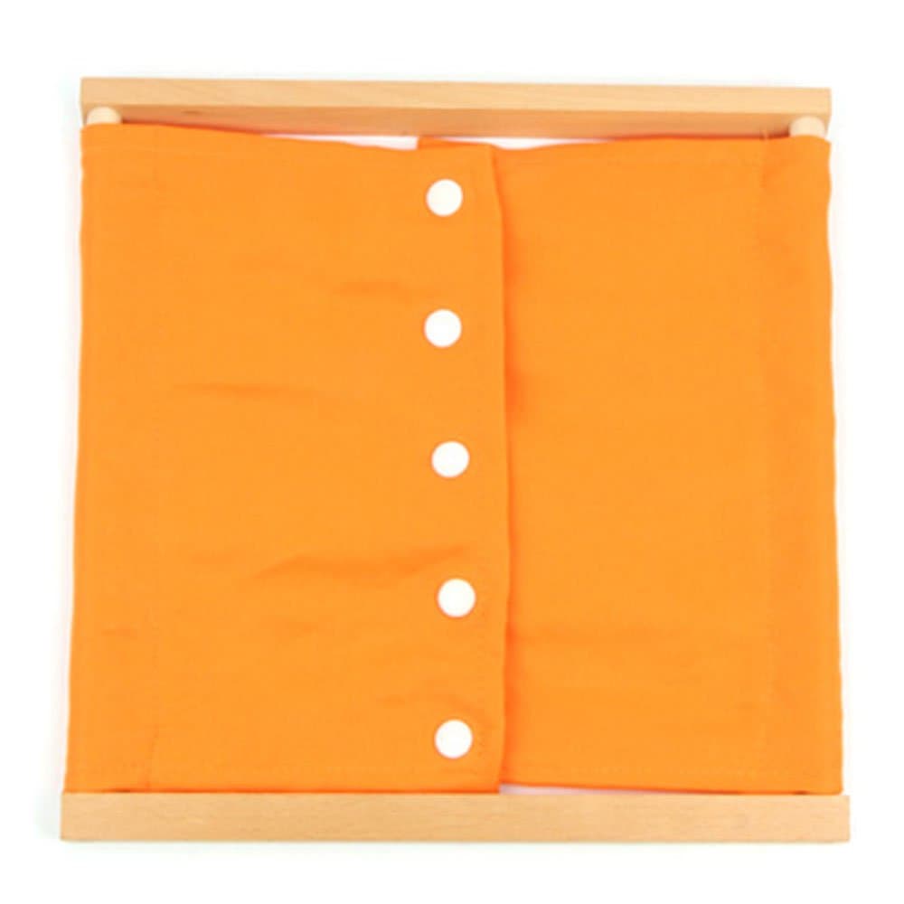 StarMall Montessori Learn to Button Closure Dressing Frame Manipulatives