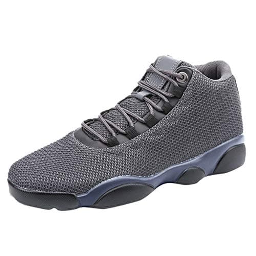 Oliviavan Men‘s Basketball Shoe Leisure Net Surface Flat Running shoes Non-Slip Breathable Sneaker