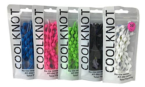 PATENTED NEON GREEN 75cm No Tie Elastic Rubber Lock Shoe Laces | No-Tie Shoelaces for Children and Adults