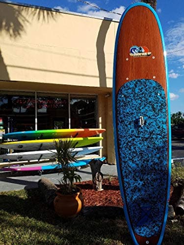 SUPSmart Walnut Blue Fiberglass Epoxy Multi-Purpose 11' or 12' Stand Up Paddle Boards