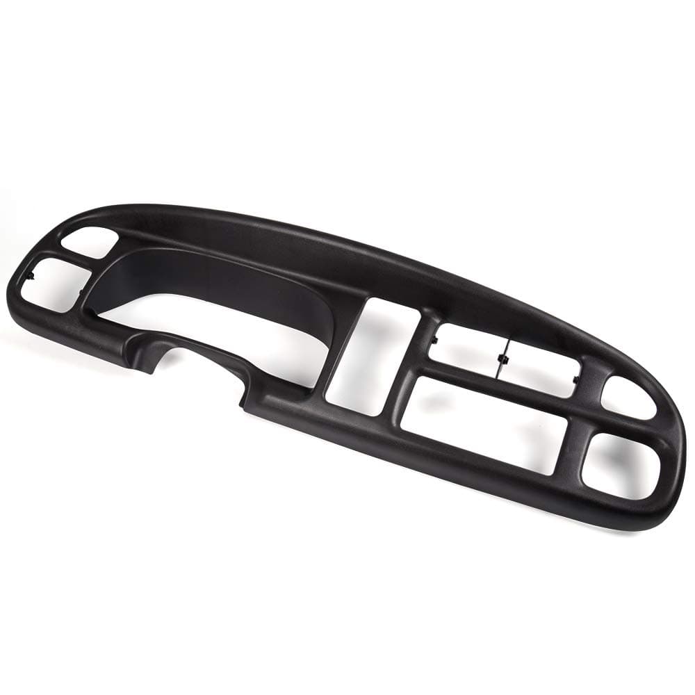 NEW Dashboard Bezel Instrument Cluster Black w/Clips Replacement OEM 5GK51DX9AA Fits For Dodge Ram 1500 2500 3500 Pickup Truck 98-01 1999 2000 2001