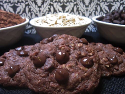 Chubby Babies Double Chocolate Oatmeal Lactation Cookie Mix 3-pack - 3 Mixes (makes 72 cookies)