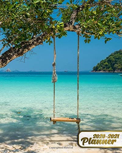 2020-2021 Planner: Myanmar Exotic Beach Two Year Weekly Organizer & Planner with Weekly Spread View | Tropical Paradise 2 Year Agenda with To-Do’s, Holidays, Inspirational Quotes, Vision Board & Notes Paperback – 13 Dec. 2019