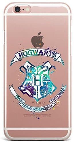 E45ACCESSORIES Harry Potter Hard Case Cover Semi Transparent for iPhones (iPhone 6S / 6, Hogwarts)