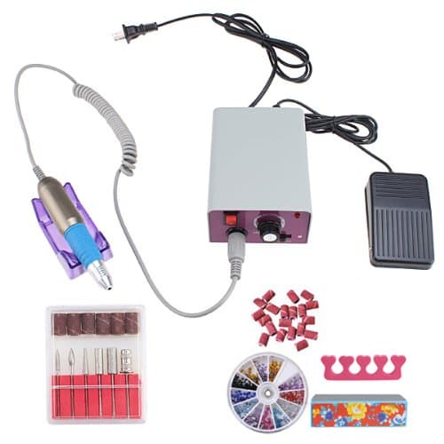 Professional Electric Nail File Drill Machine- Use for Both Pedicure and Manicure