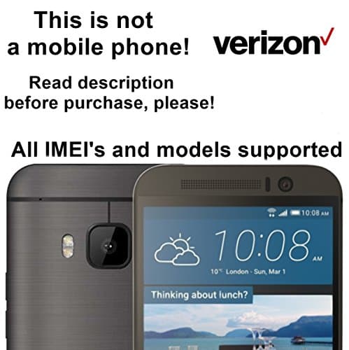 Verizon Wireless USA Unlocking Service for HTC One X, S, V, M7, M8, M9, DESIRE 601, 510, 320 and Other Models - Make Your Device More Useful Than Before - Choose Any Carrier at Your Own at Any Time You Need - No Re-lock Lifetime Guarantee