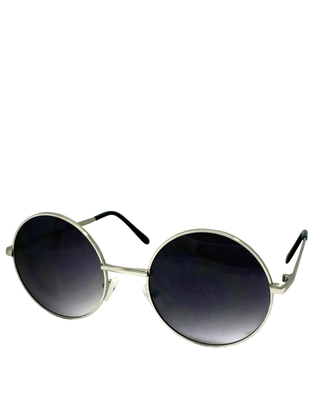 Teashade Sunglasses,Large Style 14, Silver Frame / Purple Gradient Lens