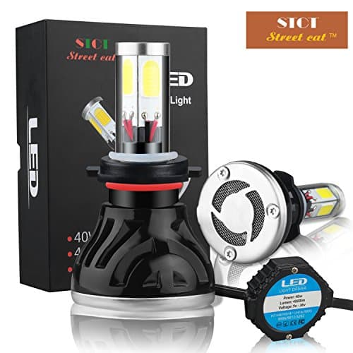 H7 LED Headlight Bulbs 40W 4000LM (x2) 6000K - Low Beam/ High Beam/ Fog Light Bulbs (by STCT Street Cat)