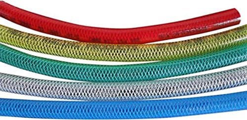 Helix Racing Products Braid Fuel Line Red 3Ft 1/4"Id 140-3103