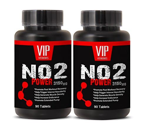 muscle gain vitamins - NITRIC OXIDE 3150MG - nitric oxide blast - 2 Bottles (180 Tablets)