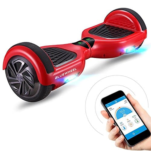 Bluewheel Hoverboard HX310s - Self Balancing Scooter 6.5" with UL2272 safety standard -Kids safety mode with App -Bluetooth speaker -700W engine - LED Colourful Light- Adult Segway