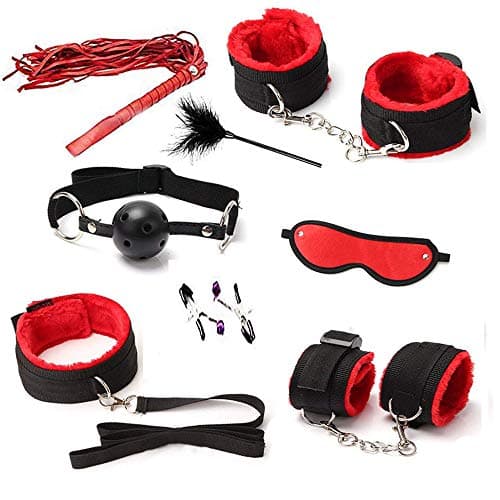 JADE4 VI AI 8 Pcs Bed Restraints Set - Bed Restraints Straps Adjustable Exercise Bands - Strong and Durable Exercise Bands - Suitable for Both Men and Women