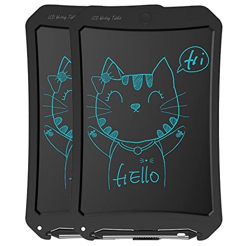 [2-Pack] LCD Writing Tablet, 8.5 Inch Handwriting Paper Electronic Drawing and Writing Pads Board Gifts for Kids and Adults at Home,School and Office (Black)