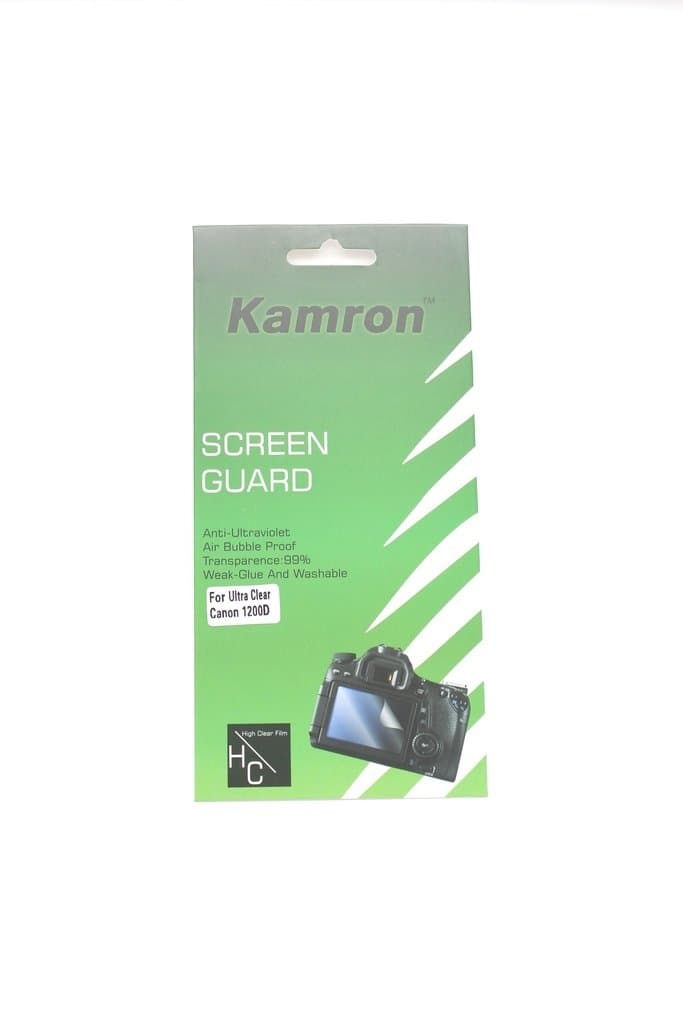 kamron scratchgard anti-ultraviolet screen protector for canon eos 1200d / 1300d / 1500d (Transparent)