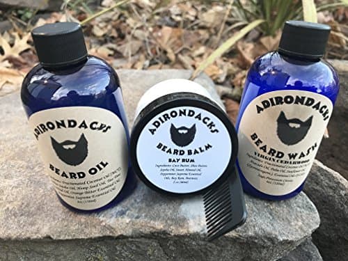 Adirondacks Kit Beard Oil + Beard Wash + Beard Balm + Comb