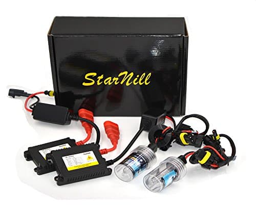 Starnill One Pair 35W HID Xenon Conversion Kit"all Bulb Sizes and Colors" with Premium Ballasts (9005, 8000K)