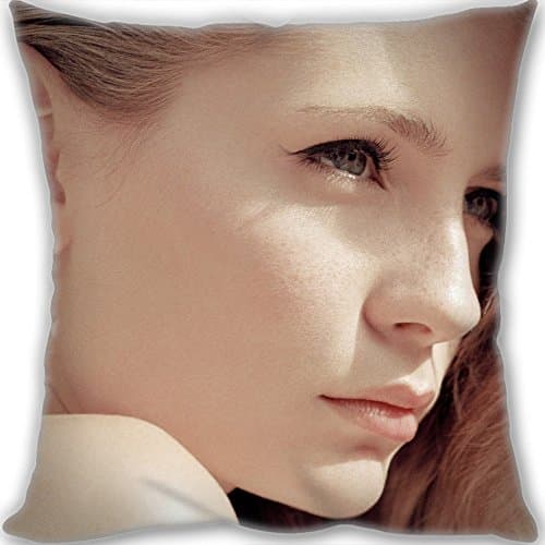 Christmas Gifts Mischa Barton Custom Design Throw Pillow Queen Size Pillow Cushion Case Cover Two Sides Printed 60x60cm(24x24inch) Big Size 900g(1.98lb)