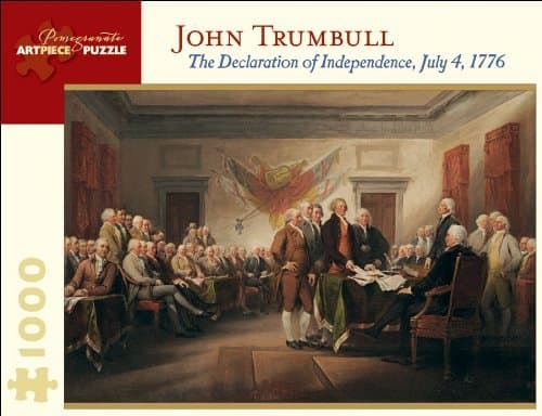 TRUMBULL DECLARATION OF INDEPENDENCE PUZZLE 1000