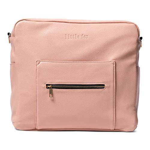 Diaper Bag Backpack, Diaper Backpack, Diaper Bag, Best Diaper Bag, Leather Diaper Bag Backpack, Diaper Backpack Leather, Stylish Diaper Bag, Designer Diaper Bag | Little Fox Bags (Heirloom Rose)