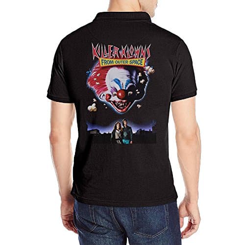 Killer Klowns From Outer Space Black Men' Polo Shirts Classical Polo Shirts Dri Fit