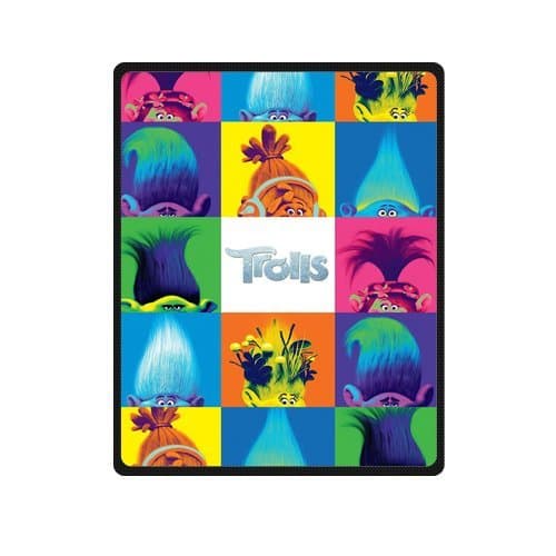 Personalized Custom Trolls Colorful Bed/Sofa Soft Throw Fleece Blanket 40"x50"
