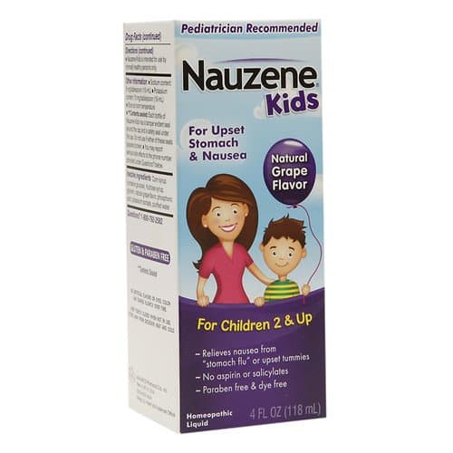 Nauzene Liquid For Nausea, Grape 4 fl oz