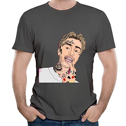 Mens Personality customization Humorous LIL Peep Cotton T
