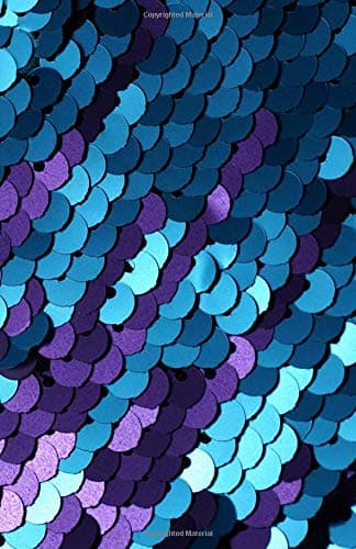 Mermaid Scales Sequin Bullet Journal Notebook: Dotted Grid, (5.5 x 8.5) Paperback – October 19, 2018