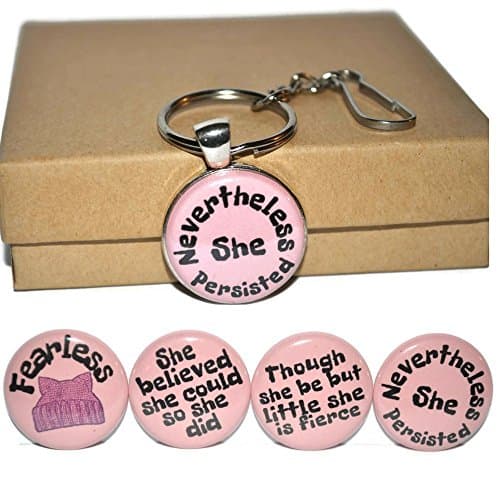 Assorted women quotes, she believed, bag zipper pull charm or keychain