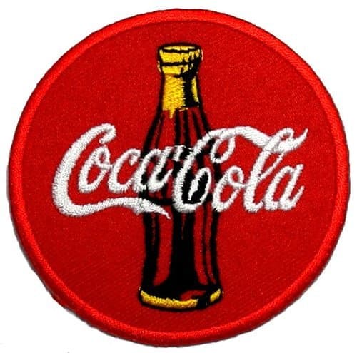 2.9" x 2.9"Coca Cola Bottle Classic DIY Embroidered Sew Iron on Patch