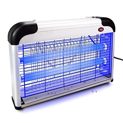 TESCCI - 20W Electronic Bug Zapper - Insect, Fly, Mosquito Killer and Zaps Other Insects Attracted by UV Light (20W)