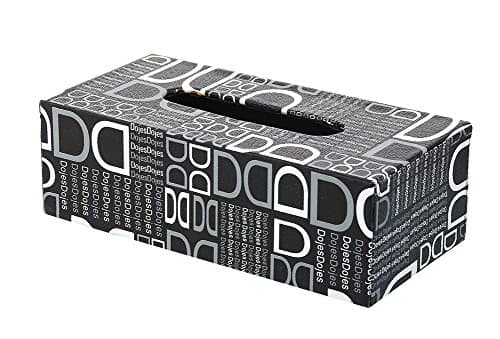 European Style Pu Feather Tissue Box Napkin Holder Lovely Rectangular Holder Box Cover (Color-F)