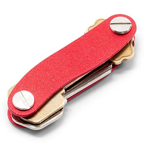 Compact Key Holder/Pocket Organizer by SimpleGear (Extended) - Red