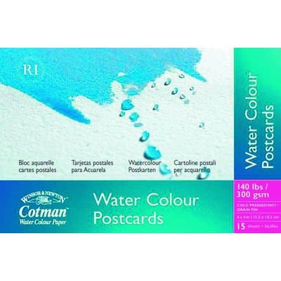 Well Designed Cotman Water Colour Postcards Pad (Branded Item)