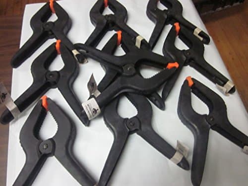 10 9" Nylon Spring Clamps Sc948 Clip Flex Pads 4" Jaw Capacity Heavy Duty