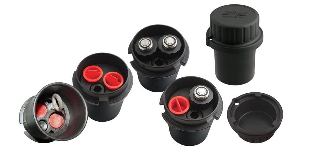 Solinst 110099 2" Well Cap Assembly for The Levelogger, 3/8" Shackle Diameter Lock can be Used, Provide Options for Wireline, Kevlar Cable or Direct Read Cable, 4.5" Height