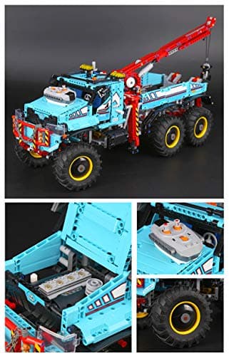 Constructor Lepin 20056 Technic Series The Ultimate All Terrain 6X6 Remote Control Truck Set Building Blocks Bricks Toys legoing 42070