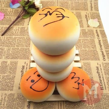 1pcs Squishy Toys Slow Raising 4CM Simulate Soft Bread Cellphone Strap Bag Décor by Holye