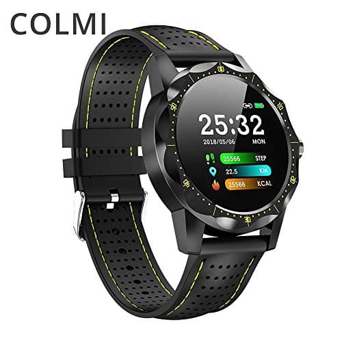 COLMI SKY 1 Smart Watch Men IP68 Waterproof Activity Tracker Fitness Tracker Smartwatch Clock Brim for Android iPhone iOS Phone (Fitness Tracker)