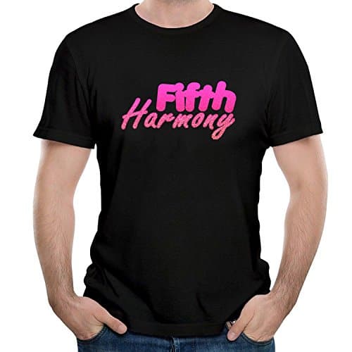 SIXFINE Mens Fifth sixth har Is The mony Logo Short Sleeve Shirt Tees Black X-Large