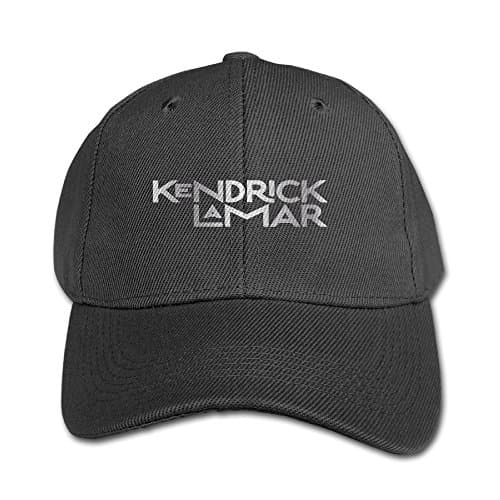 Big Boys' Kendrick Lamar Platinum Logo Baseball Snapback Cap Black