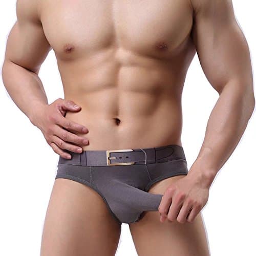 AUKU Mens Thong Breathe Underwear,Separation Triangular JJ Sets Underwear