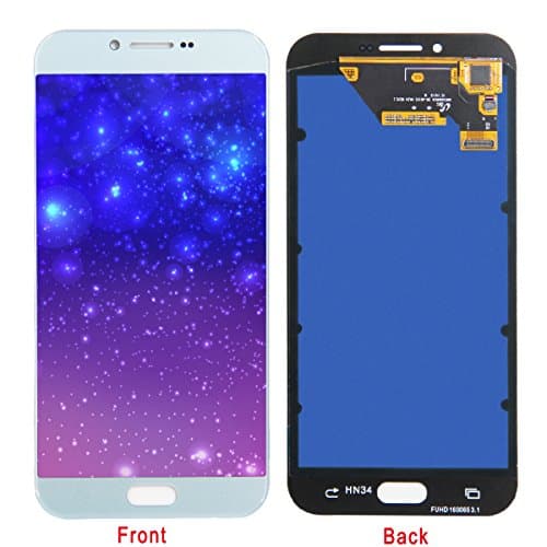 HJSDtech LCD Display Screen Touch Screen Digitizer Assembly Replacement for Samsung Galaxy A8/A8000 (White)