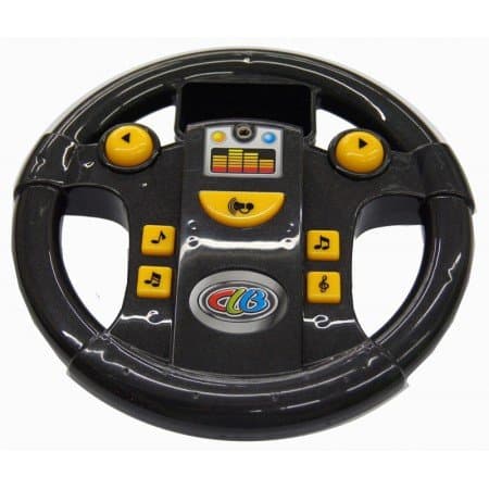 Ride On Car Replacement Interactive Steering Wheel 631R Musical Black