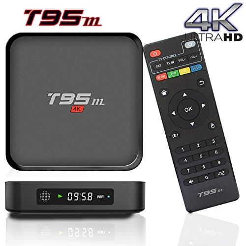 BPSMedia (2017 Upgraded Version) T95M 4K Amlogic S905 Set Top TV Box Android 5.1 Lollipop OS XBMC Quad Core Google Streaming Media Player 1GB - 8GB with WiFi HDMI DLNA