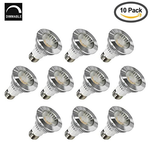 Light Blue™ (10 PACK) PAR20 LED, 6W (50W), Dimmable, 38° Beam Angle, 500 Lumens, Warm White 2700K, ETL-Listed