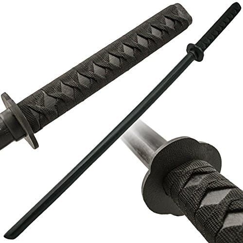 Black Practice Samurai Wooden Katana by W K Sales