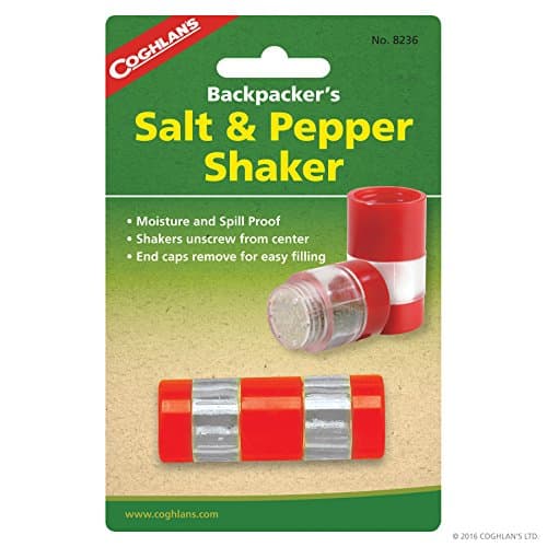 Coghlans Salt &amp; Pepper Shaker, A Compact, Sturdy 8236